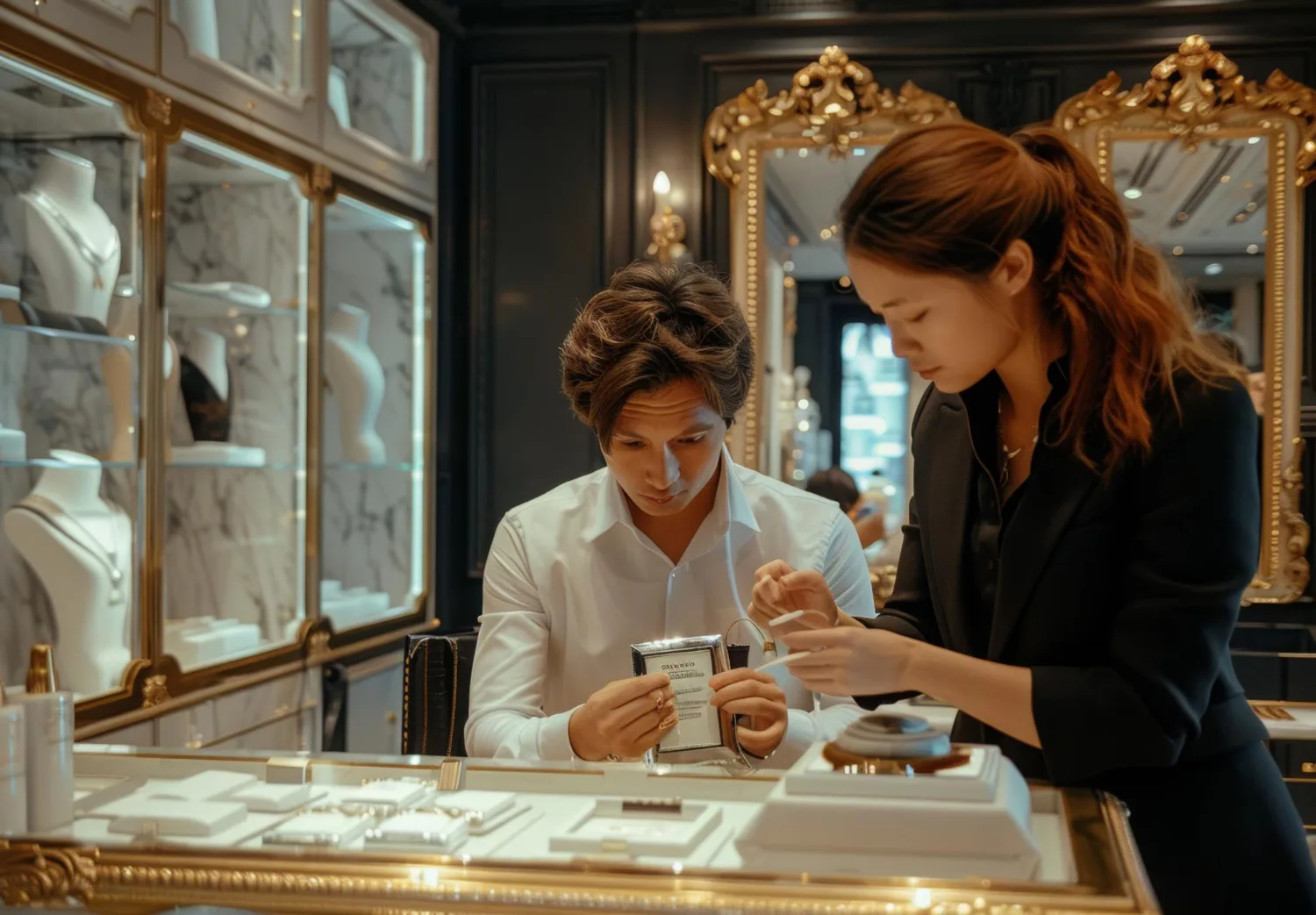 Jewellery shopping experience