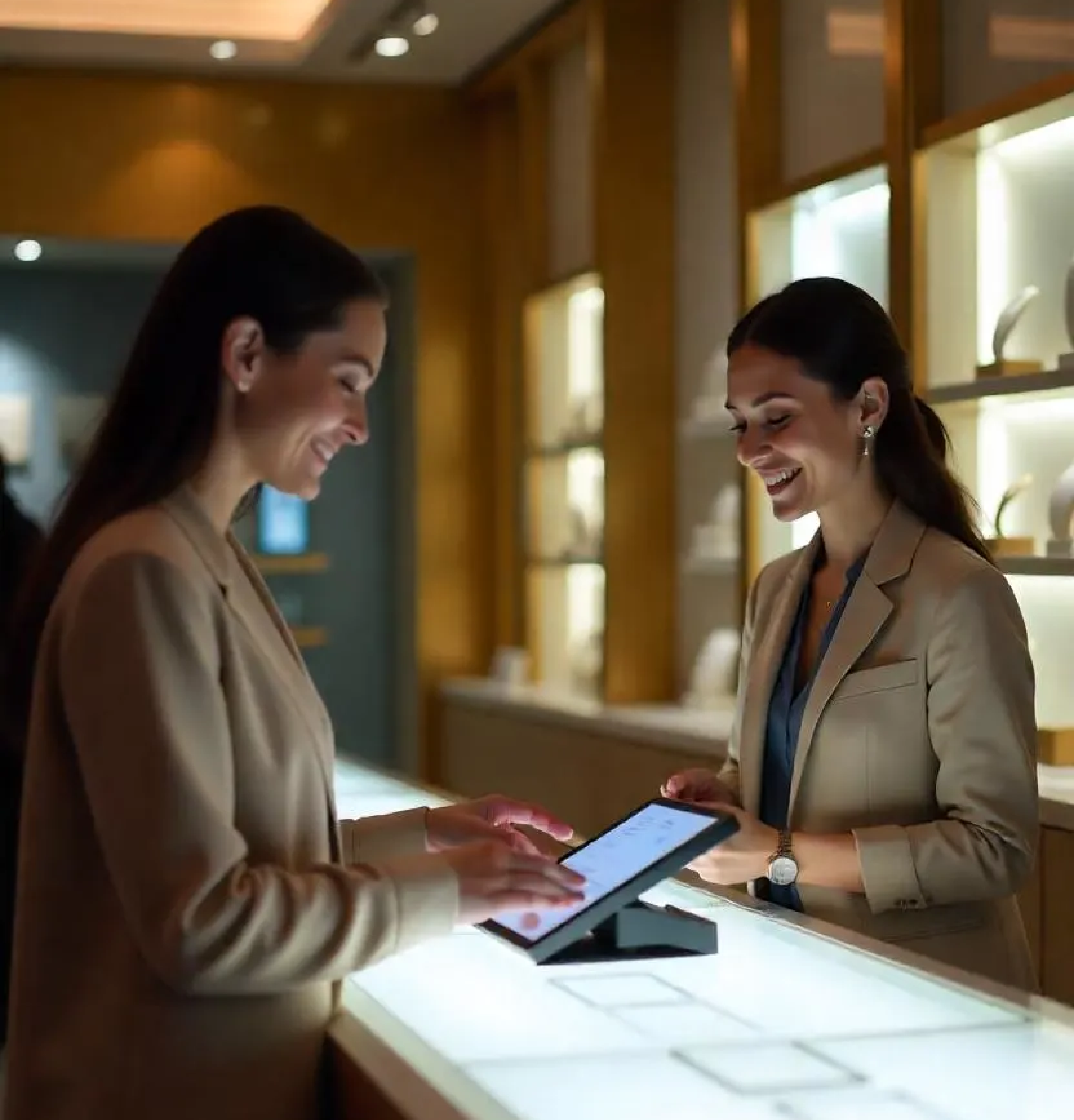 Tracking audit data on tablet