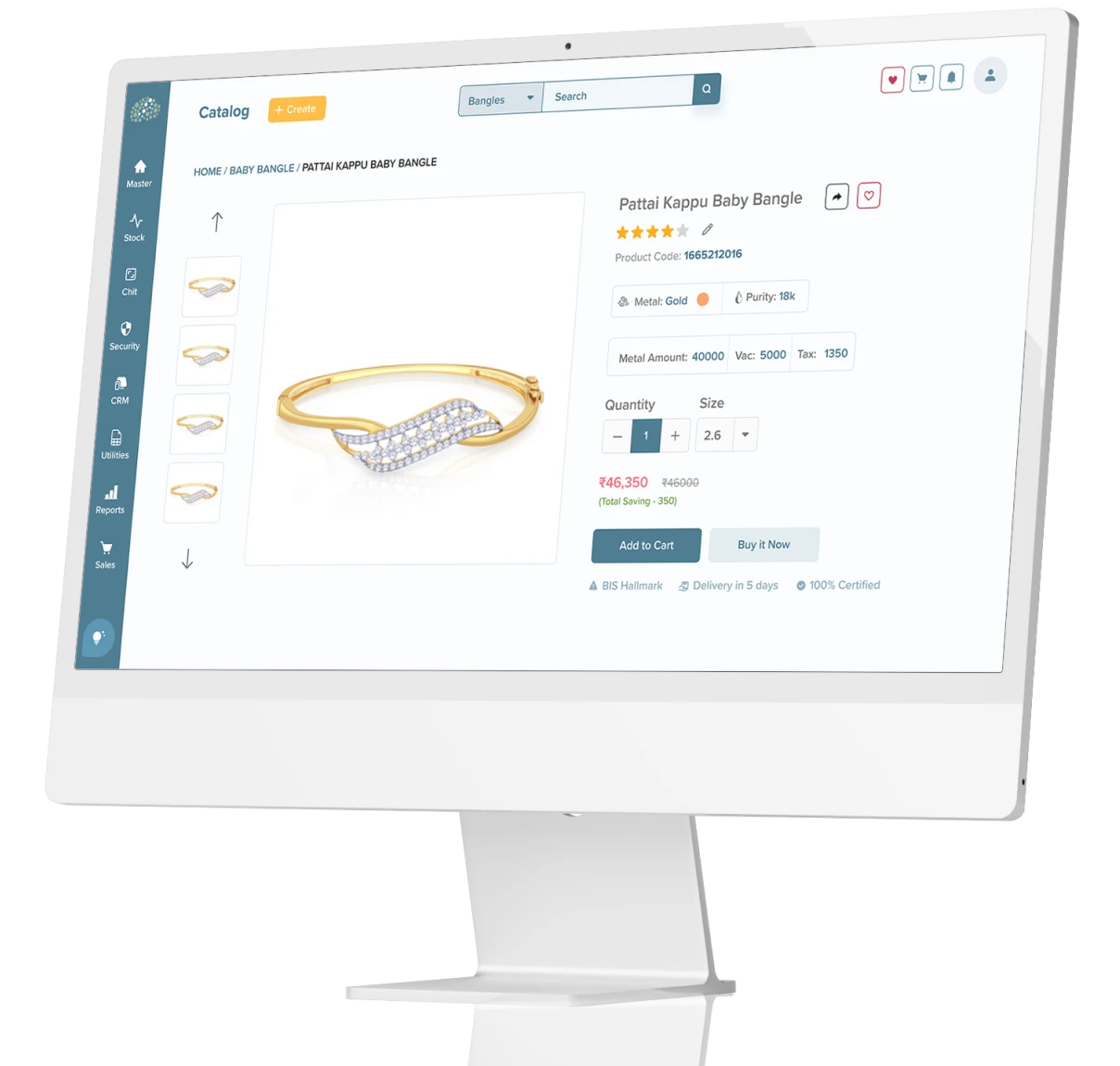 ERP Software Jewellery Product Detailing